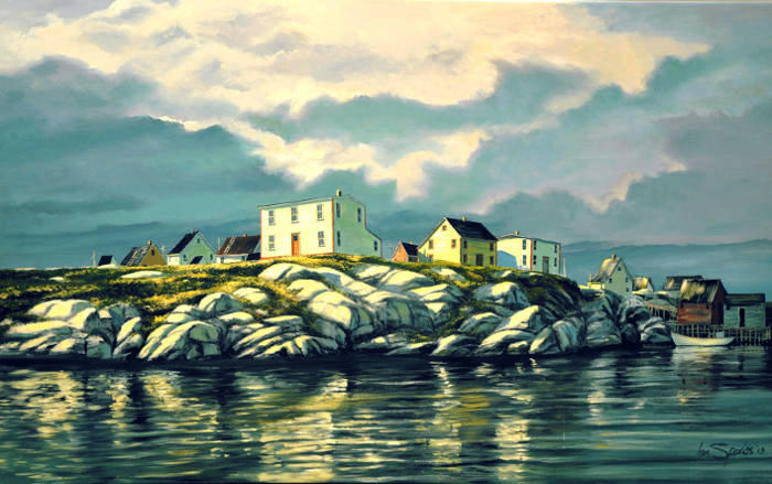Island of Bonavista North (Original Painting, No prints made) $2300