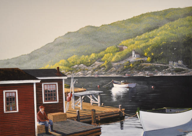 Evening in Seal Cove:  $120 (11 x 15)
