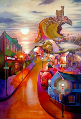 George Street, New-Fun-Land:  $600 Canvas